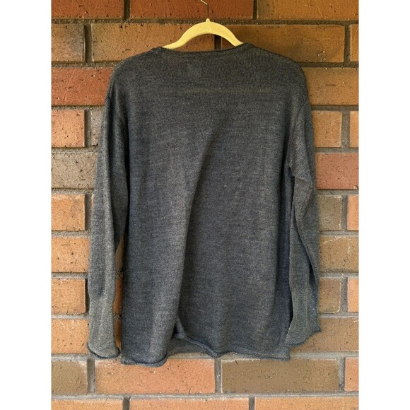 Krizia Maglia Italy Sweater Mohair Metal Blend Sparkle | Gray | Size IT 44 - M - Picture 2 of 16